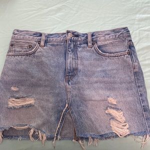 We the free denim skirt size 28